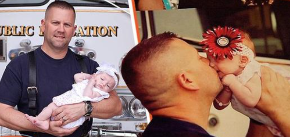 Feuerwehrmann hilft bei Geburt des kleinen Mädchens bei der Arbeit und adoptiert sie, als ihre Mutter sie nicht behalten konnte
